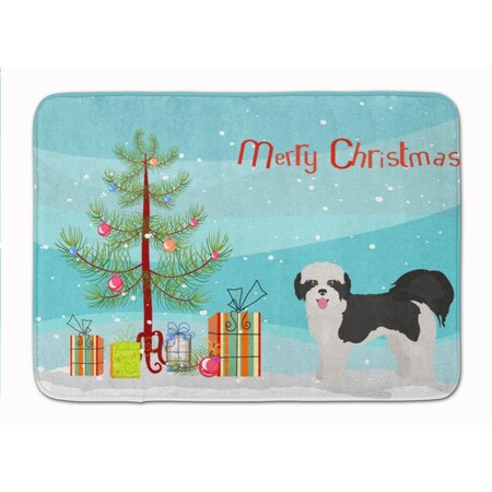 Carolines Treasures Zuchon No.2 Christmas Tree Machine Washable Memory Foam Mat CK3885RUG